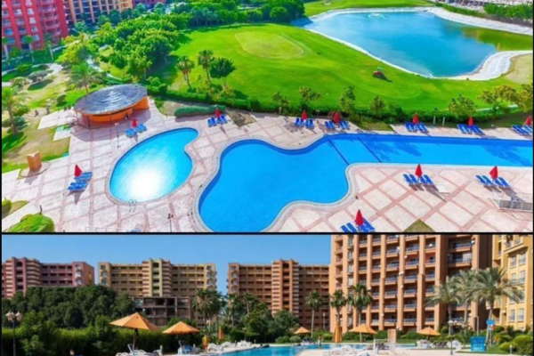 شاليه للبيع بورتو ريفر سايد | غرفتين بفيو حمام سباحه 0% مقدم