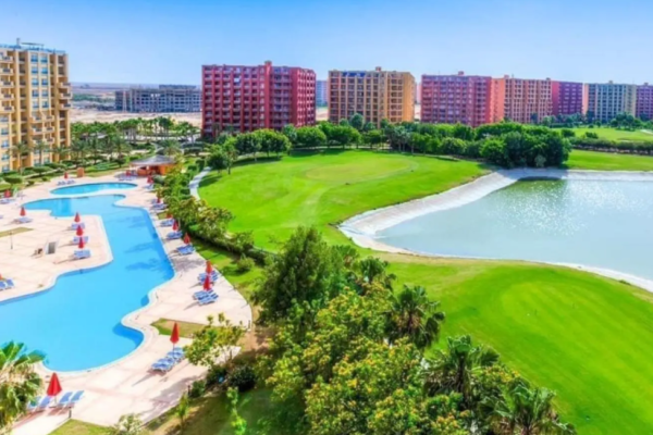 شقة للإيجار في بورتو جولف – عمارة 16 وحدة 66 – غرفتين